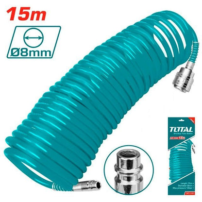 THT11151 - Tuyau D'Air TOTAL 15m - Flexible Et Durable - SME IMPORT