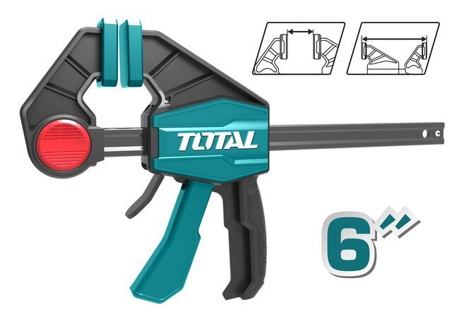 THT1340601-Pinces À Barre Rapide TOTAL 63x150-Serrage 60 Kg - SME IMPORT