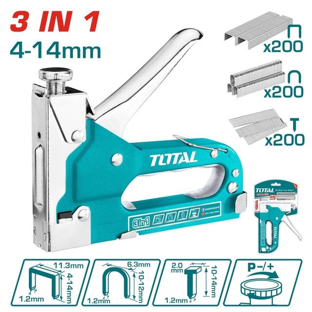 THT31143] agrafeuse TOTAL 3En1 4-14 mm polyvalente meubles - SME IMPORT