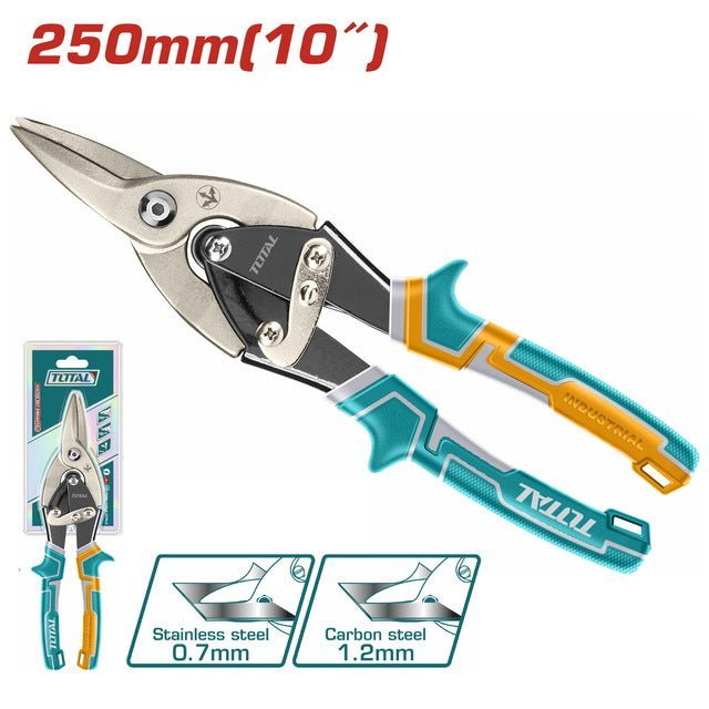 THT522106 - cisaille droite aviation TOTAL 250 mm-précision - SME IMPORT
