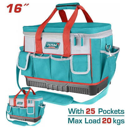 THT561625 sac outils TOTAL 16 kg 25 poches toile renforcée - SME IMPORT