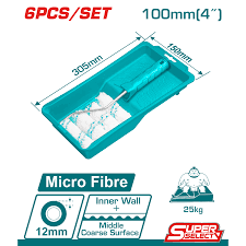 THT811210061–Kit peinture microfibre TOTAL 100 mm–murs - SME IMPORT