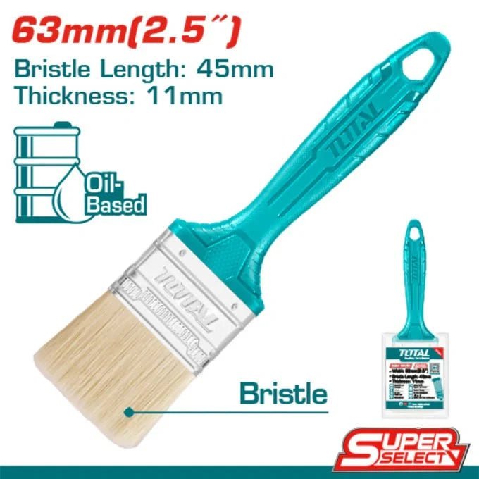 THT845256 pinceau plat TOTAL 63 mm pour peinture précise - SME IMPORT