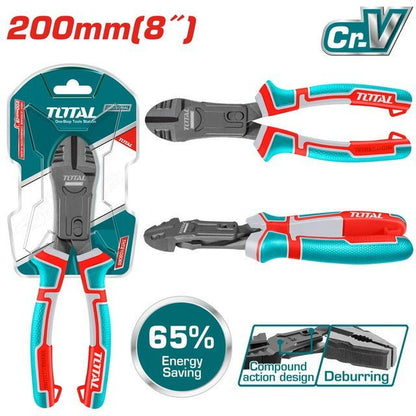 THTC530806 pince coupante diagonale 200mm action composée - SME IMPORT