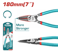 THTJ21803 pince circlips droit 7 pouces TOTAL ergonomique - SME IMPORT