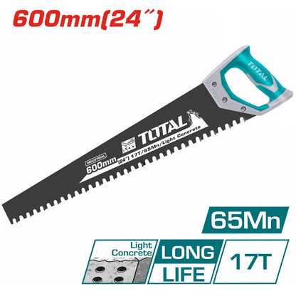 THTLCS1241 scie béton 600 mm 65Mn 17 dents longue durée