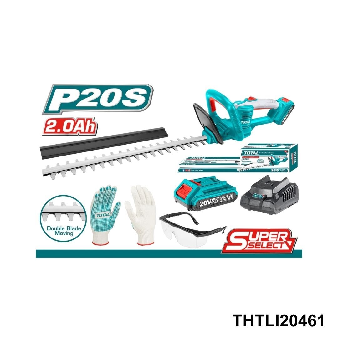 THTLI20461 - Taille Haie Sans Fil TOTAL 20V 460mm - Précis - SME IMPORT