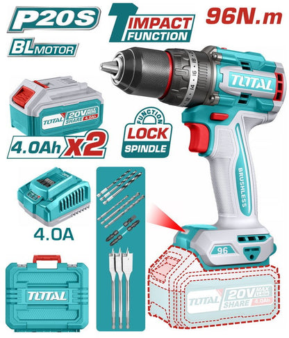 TIDLI20968] - perceuse visseuse TOTAL 20V puissante TIDLI20968