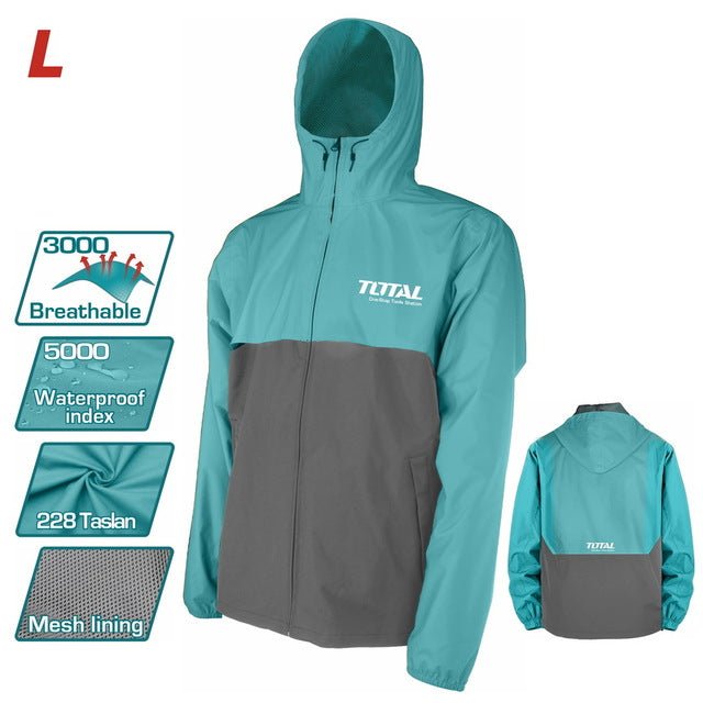 TJCTC2282 – veste imperméable TOTAL taille l – étanchéité - SME IMPORT