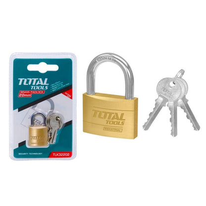 TLK32202 cadenas laiton 20mm TOTAL securite fiable objets - SME IMPORT