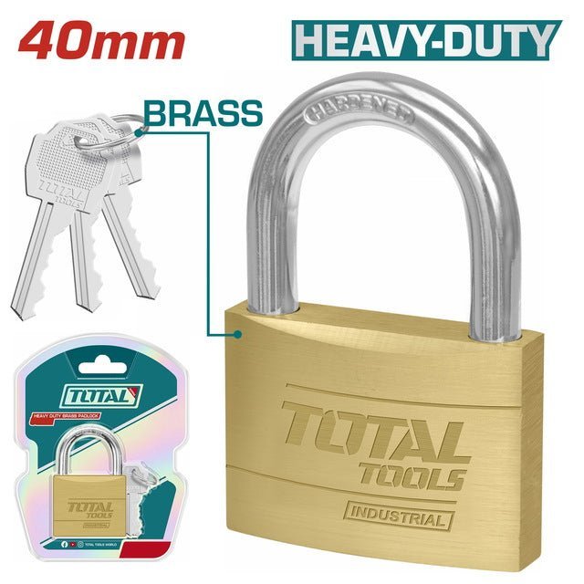 TLK32402 - cadenas laiton TOTAL 40 mm - sécurité durable - SME IMPORT