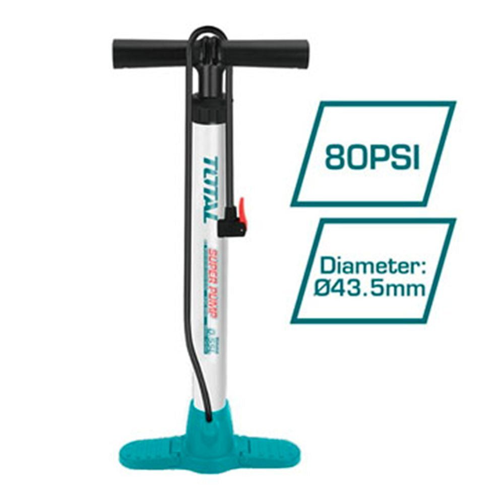 TMPP4501 Pompe Bicyclette Total 80 PSI Compacte Voyage - SME IMPORT