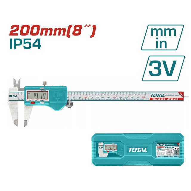 TMT322006 pied à coulisse numérique TOTAL 200 mm précision - SME IMPORT