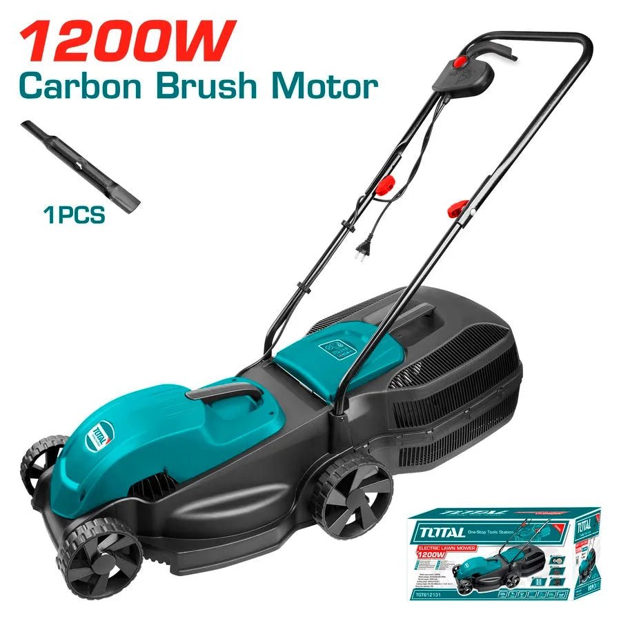 Tondeuse À Gazon 32 Cm 1200 W TOTAL TUNISIA TGT612131 - SME IMPORT