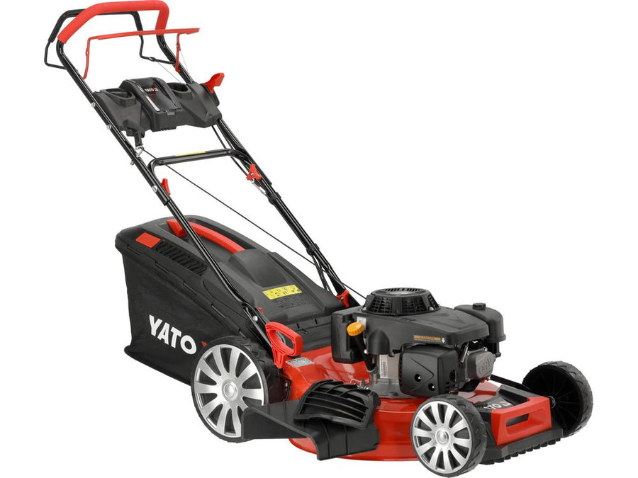 TONDEUSE A GAZON THERMIQUE 4Temps 224CC 56CM Self-Propulsion — YATO YT-85537 - SME IMPORT