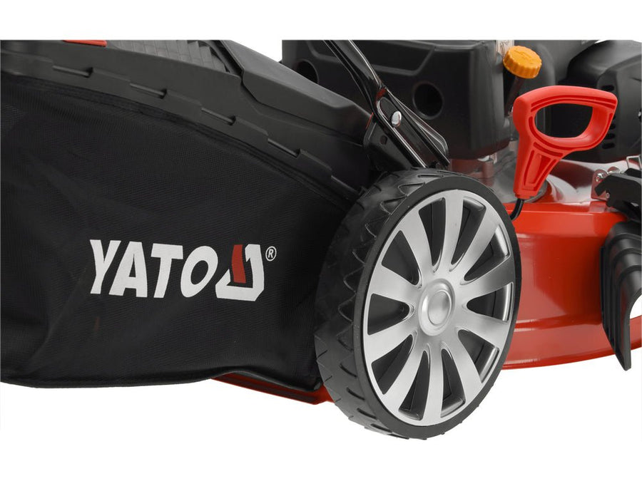 TONDEUSE A GAZON THERMIQUE 4Temps 224CC 56CM Self-Propulsion — YATO YT-85537 - SME IMPORT
