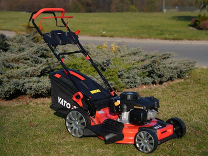 TONDEUSE A GAZON THERMIQUE 4Temps 224CC 56CM Self-Propulsion — YATO YT-85537 - SME IMPORT