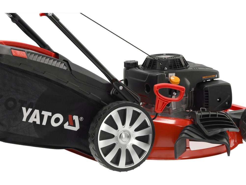 TONDEUSE A GAZON THERMIQUE 4Temps 224CC 56CM Self-Propulsion — YATO YT-85537 - SME IMPORT