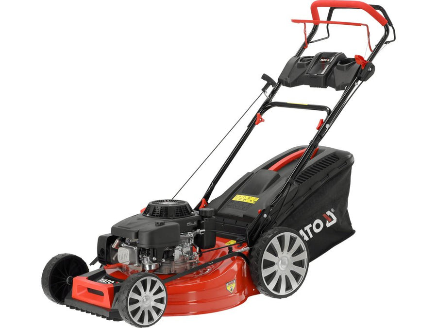 TONDEUSE A GAZON THERMIQUE 4Temps 224CC 56CM Self-Propulsion — YATO YT-85537 - SME IMPORT