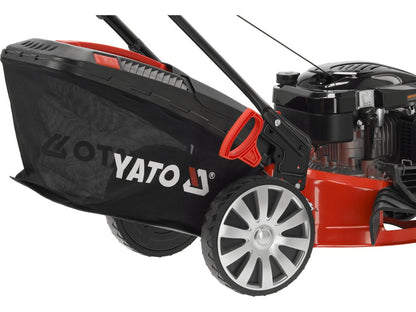 TONDEUSE A GAZON THERMIQUE 4Temps196CC 53CM Self-Propulsion — YATO YT-85532 - SME IMPORT