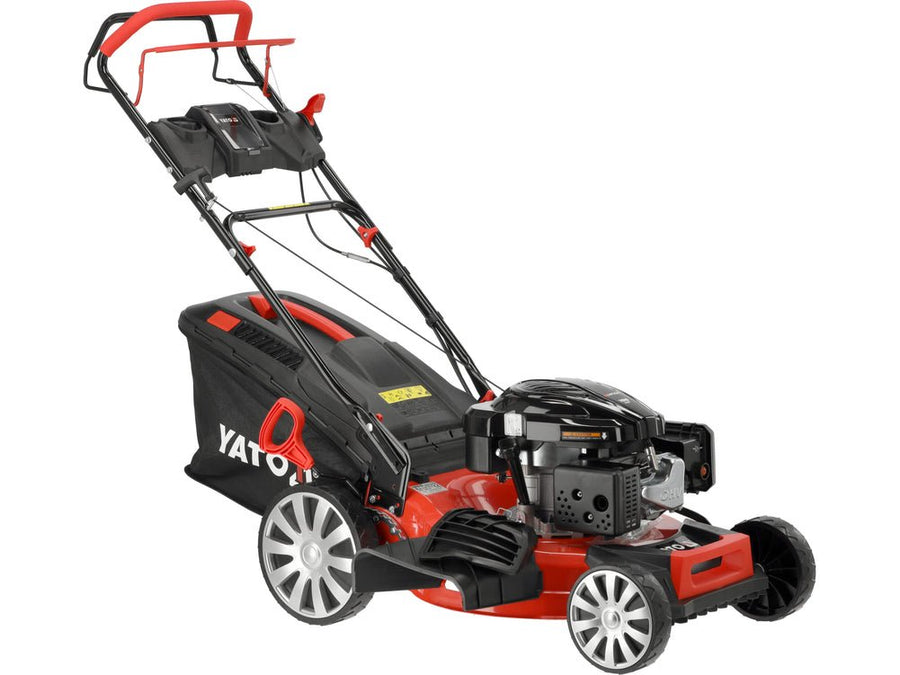 TONDEUSE A GAZON THERMIQUE 4Temps196CC 53CM Self-Propulsion — YATO YT-85532 - SME IMPORT