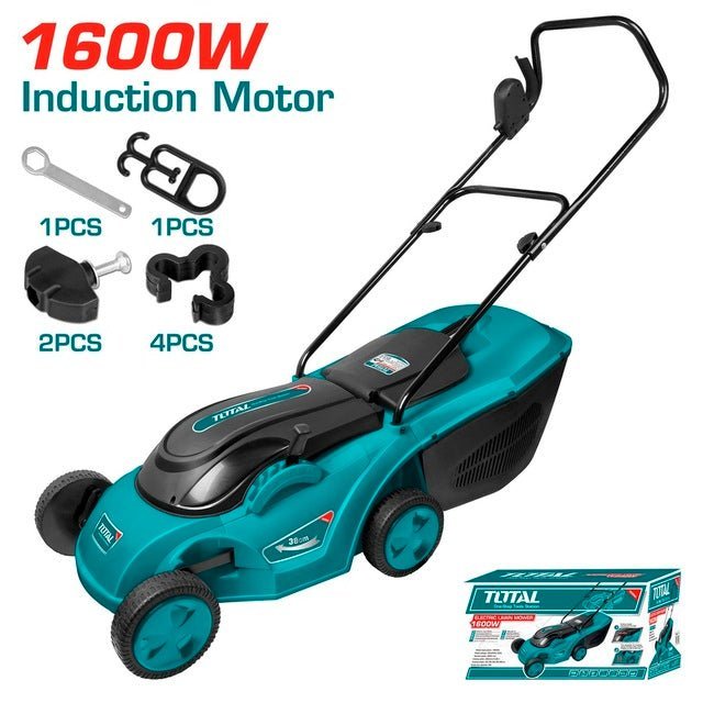 Tondeuse Gazon Électrique 1600W–TOTAL Puissante TGT616151 - SME IMPORT