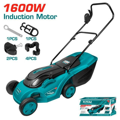 Tondeuse Gazon Électrique 1600W–TOTAL Puissante TGT616151 - SME IMPORT