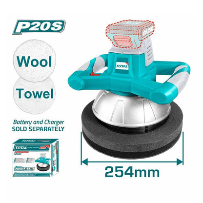 TOPLI2001 polisseuse roto orbitale TOTAL 20V 254mm pro - SME IMPORT
