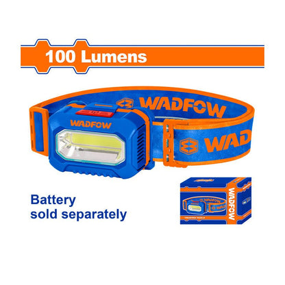 Torche frontale 100 lumens WADFOW WHLL3AAA5 - SME IMPORT