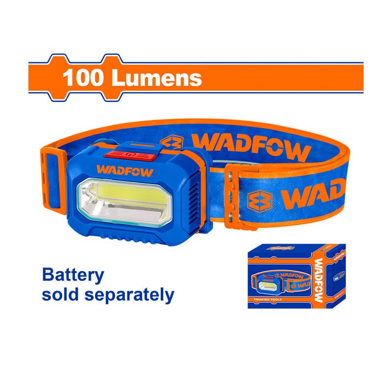 Torche frontale 100 lumens WADFOW WHLL3AAA5 - SME IMPORT