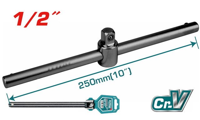 TOTAL barre en t coulissante 1/2 pouce THTSTB12106 bricolage - SME IMPORT