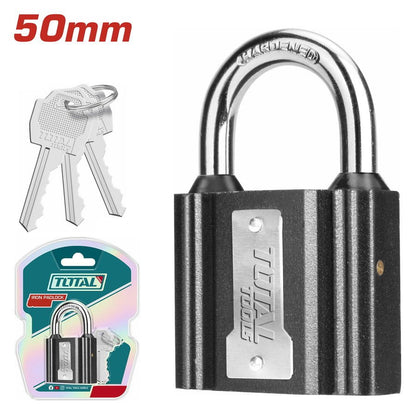 TOTAL cadenas fer 50 mm anse acier trempé TLK31501 - SME IMPORT