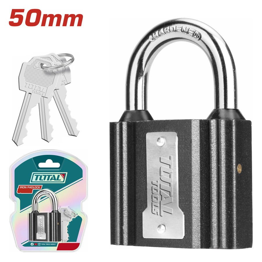 TOTAL cadenas fer 50 mm anse acier trempé TLK31501 - SME IMPORT