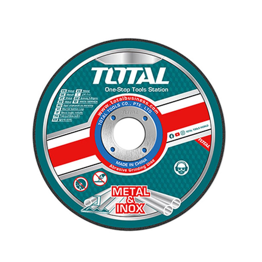 TOTAL disque à tronçonner métal et Inox 125 mm TAC2101251