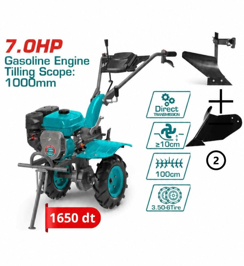 TOTAL Motoculteur à essence 750 W – TGC12006 - SME IMPORT