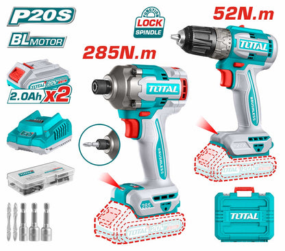 TOTAL pack viss 52N boul 285N TCKLI20272 outils complets - SME IMPORT