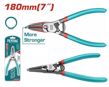 TOTAL pince circlips droite ext 180 mm acier haute résistance THTJ21801 - SME IMPORT