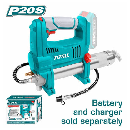 TOTAL pistolet à graisse sans fil 20 v pression maximale 10000 psi TGGLI2010 - SME IMPORT