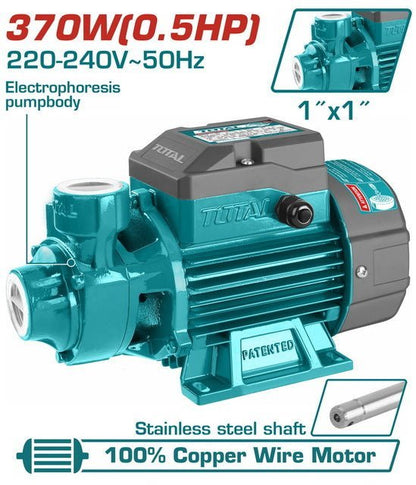 TOTAL pompe eau 0.5HP turb TWP137026 efficace compacte - SME IMPORT