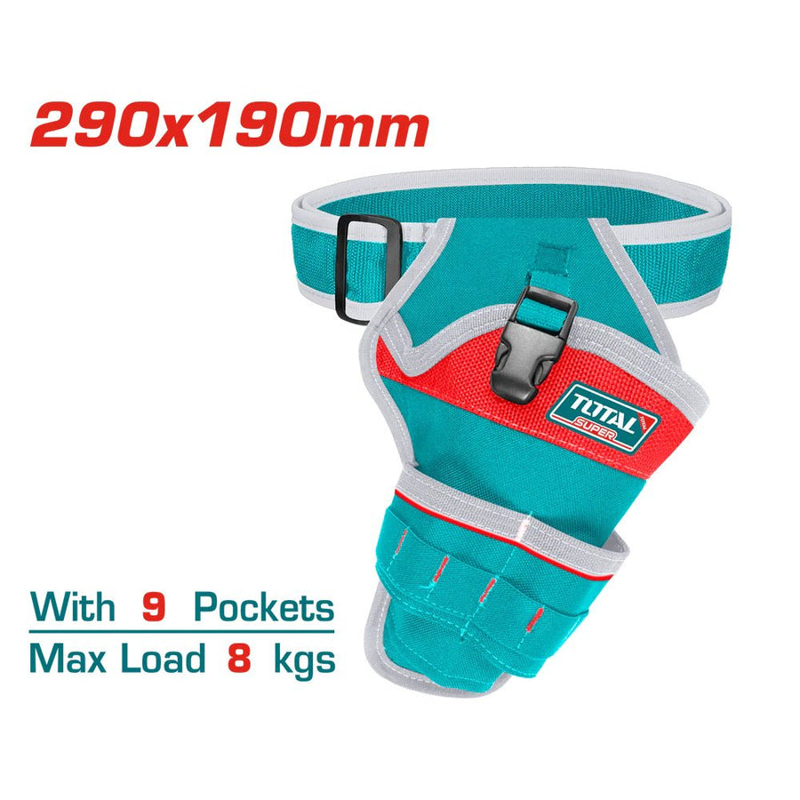 TOTAL tools ceinture porteoutils 9 poches robuste pour pro THT16P30125