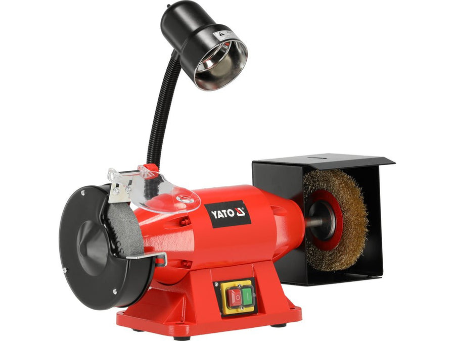 TOURET A MEULER AVEC BROSSE 520W — YATO YT-822107 - SME IMPORT