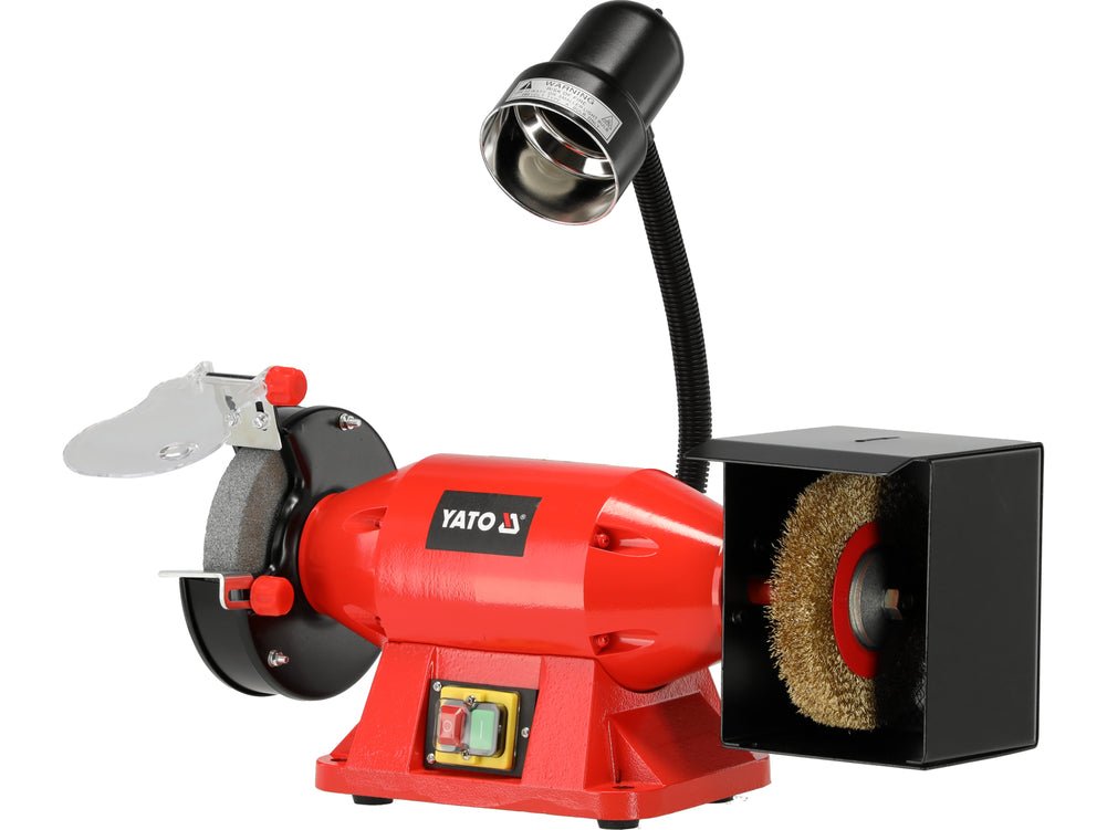 TOURET A MEULER AVEC BROSSE 520W — YATO YT-822107 - SME IMPORT
