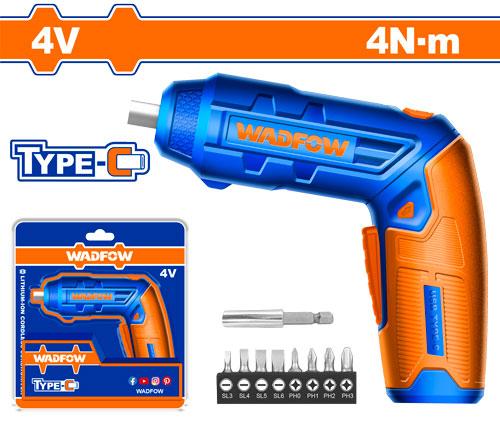 Tournevis 4v +9 acc WADFOW WCV4415 - SME IMPORT