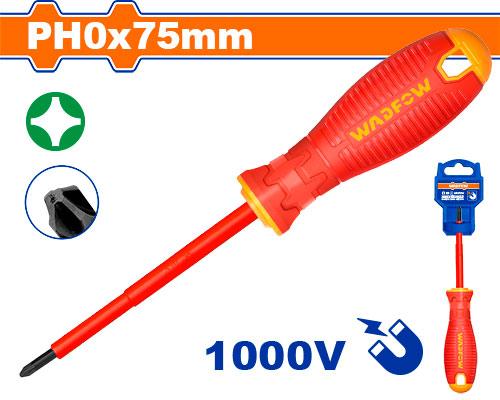 Tournevis isole ph0x75 WADFOW WSD7203 - SME IMPORT