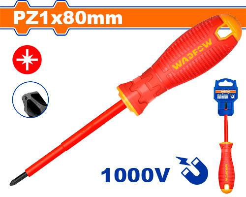 Tournevis isole pz 1x80 WADFOW WSD7273 - SME IMPORT