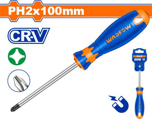Tournevis ph2x100 cr-v WADFOW WSD2224 - SME IMPORT
