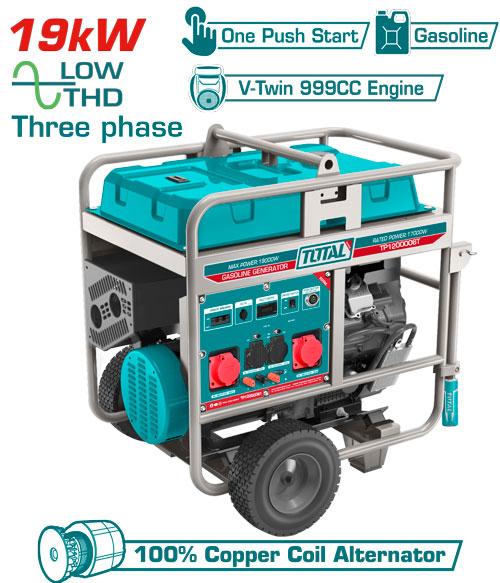 TP1200006T – groupe électrogène TOTAL 19 kw – utilisation - SME IMPORT