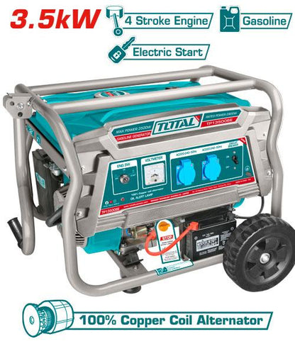 TP135006E - Groupe Électrogène Total 3.5kW - Portable Fiable - SME IMPORT