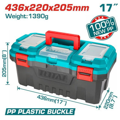 TPBX0171 - Caisse À Outils Plastique TOTAL 17 - Rangement - SME IMPORT