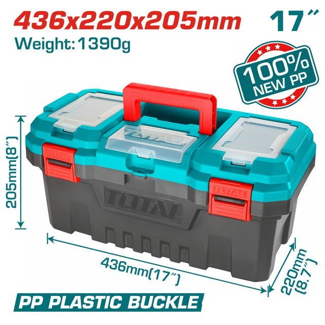 TPBX0171 - Caisse À Outils Plastique TOTAL 17 - Rangement - SME IMPORT